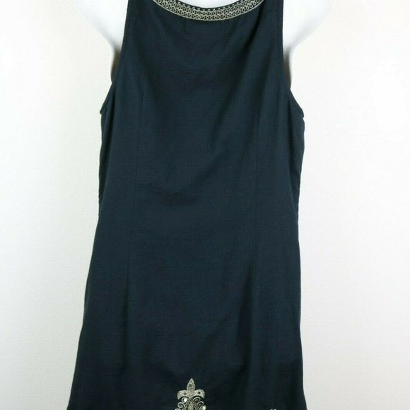 Free People Dress Sleeveless Sequins Buttons Dress - Picture 6 of 6